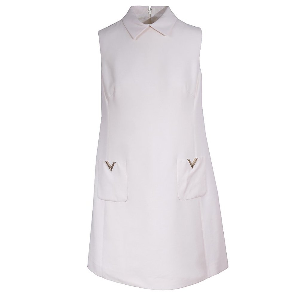 Valentino sleeveless dress with V logo